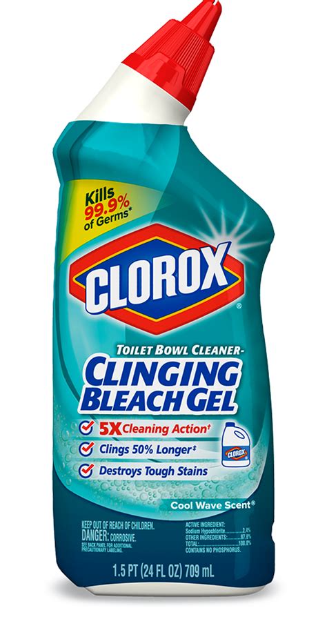 Clorox Limpiador Desinfectante Para Inodoro Clinging Bleach Gel