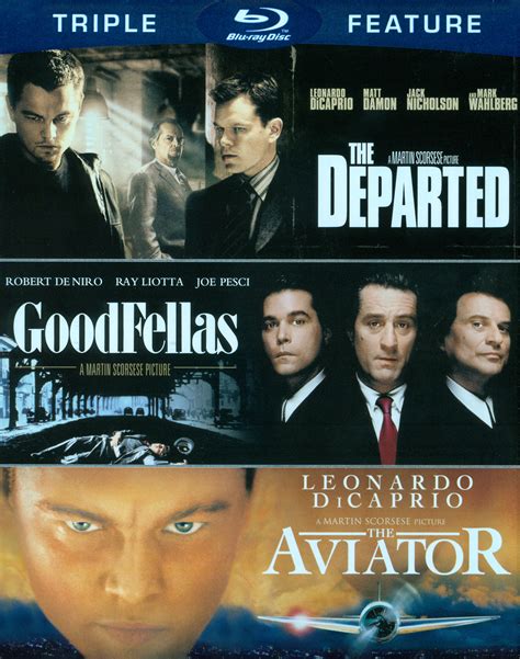 Best Buy Departedgoodfellasaviator 3 Discs Blu Ray