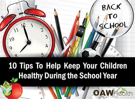 Back To School Health 10 Tips To Keep Your Children Healthy