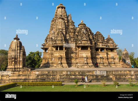 Lakshmana Hindu Temple Khajuraho India Stock Photo Alamy