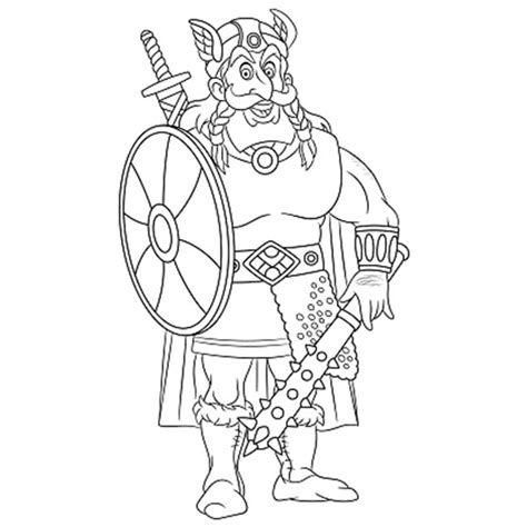 33 Desenhos Dos Vikings Para Imprimir E Colorirpintar