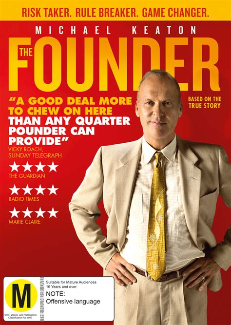 All this film's irony and ambiguity are showcased in the title, though birth of a salesman was an alternative that occurred to me. The Founder | DVD | In-Stock - Buy Now | at Mighty Ape NZ