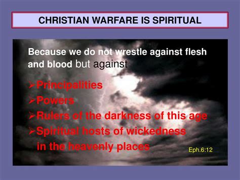 Ppt Tools For Spiritual Warfare Powerpoint Presentation Free