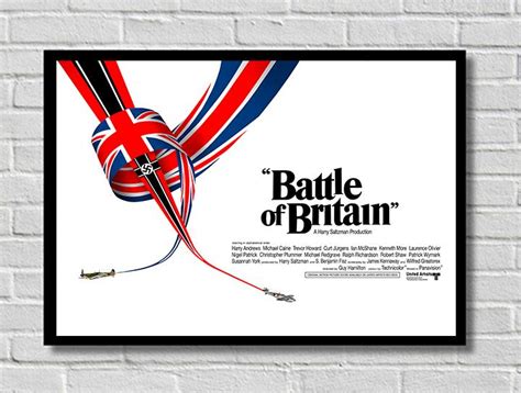 Vintage Battle Of Britain Movie Film Poster Print Picture A3 A4