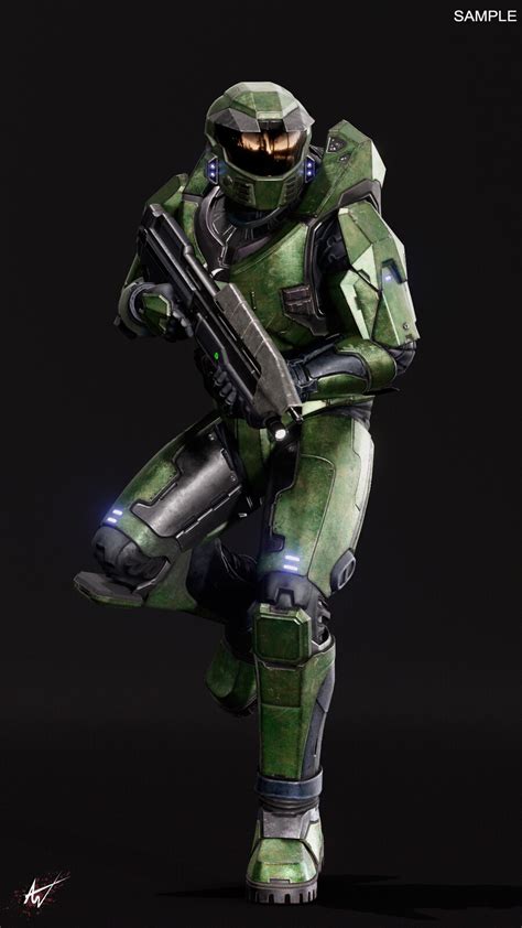 Abimael Salazar Halo Combat Evolved Master Chief Hd