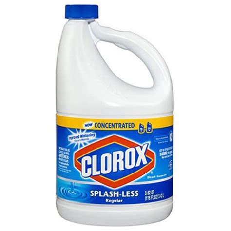 Clorox Splash Less Liquid Bleach Regular 116 Fl Oz Brickseek