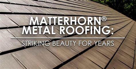 Get the faqs about metal roofing and lightning, hail, fire, and noise during a rain storm. Matterhorn Metal Roof - Capital Roofing and Restoration ...