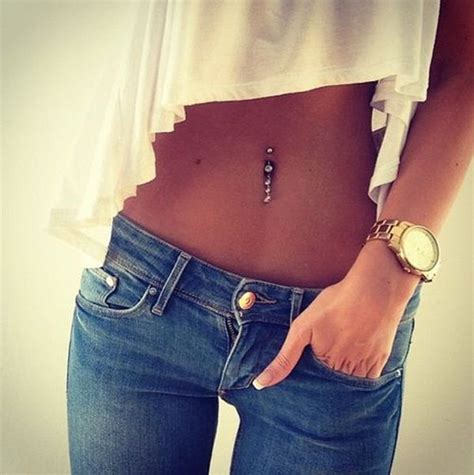 50 Awesome Belly Button Piercing Ideas That Are Cool Right Now Gravetics Bellybutton Piercings