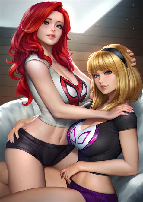 Mary Jane And Gwen Stacy Marvels Spider Man Know Your Meme