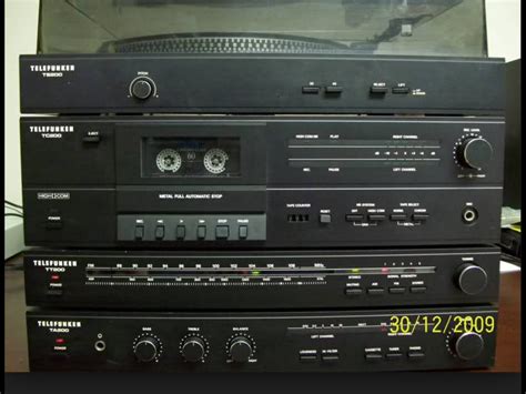 Telefunken 80s Stereo Stack Sistema De Audio Aparatos De Alta