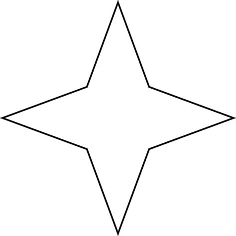 Star Template Printable Clipart Best