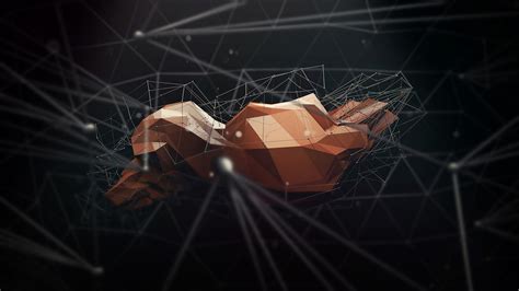 3d 3d Abstract Render Cgi Vector Digital Art Wireframe Abstract