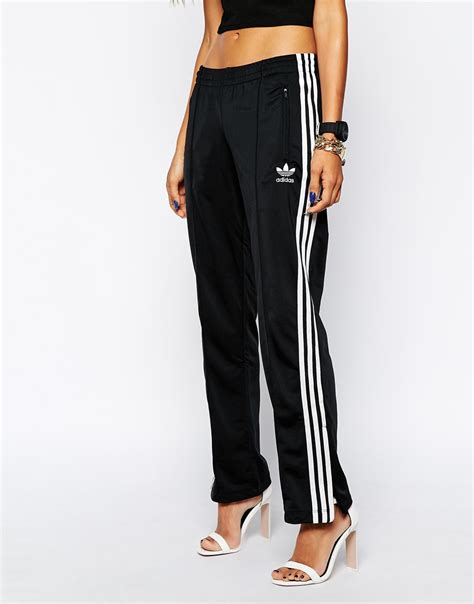Adidas Originals 3 Stripe Sweat Pants In Black Lyst