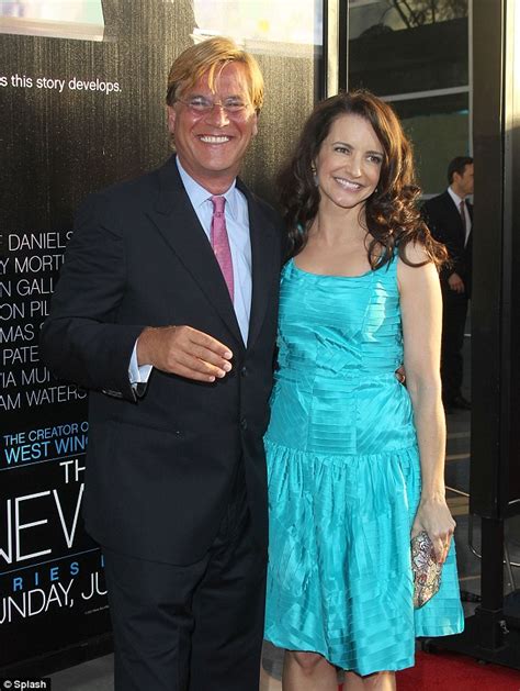 Kristin Davis Emerges After Split From Social Network Writer Aaron Sorkin Daily Mail Online