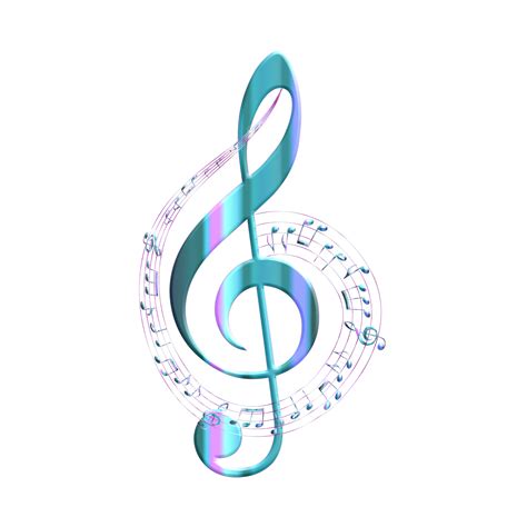 Treble Clef Musical Note Drawing Free From Png Music Png Download