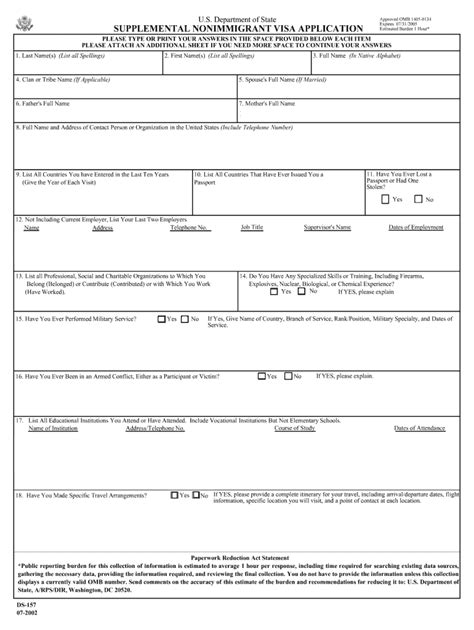 2002 Form Ds 157 Fill Online Printable Fillable Blank Pdffiller Free