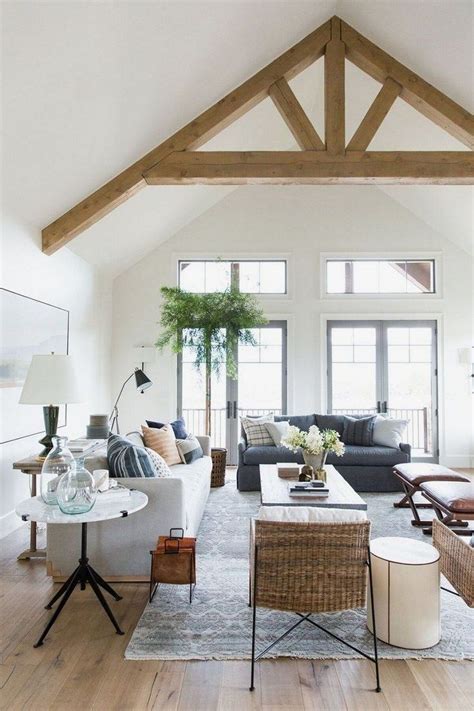 20 Minimalist Modern Farmhouse Living Room Pimphomee