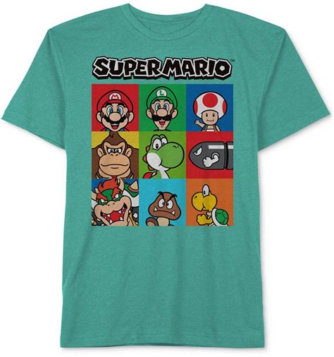 Nintendo Super Mario T Shirt Little Boys 2 7 T Shirt Gamers