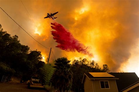 California Wildfires Leave Two Burned And Families Trapped As 50 Homes