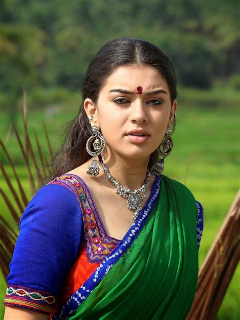 Hansika Motwani In Half Saree From Tamil Movie Aranmanai Stylish
