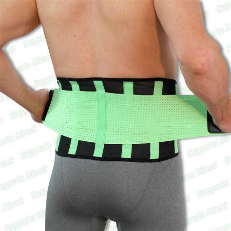 Breathable Lower Back Support Neoprene Belt Lumbar Brace Posture Girdle