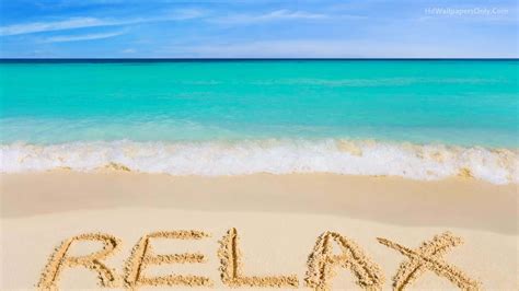Download Cute Summer Beach Relax Wallpaper