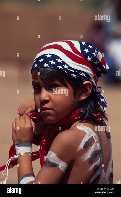 United States New Mexico Apache Child Stock Photo Alamy
