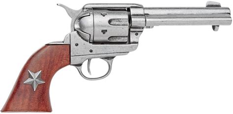 Old West 1873 Grey Finish Six Shooter Revolver Non Firing Replica
