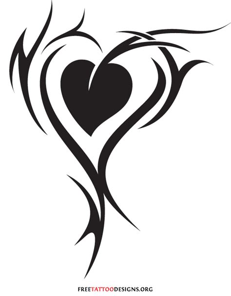 Tribal Heart Tattoos Designs Tribal Heart Tattoos Idea Home Finance