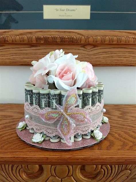 Money Cake 1 Tier Wedding T Mothers Day Birthday T Etsy Money