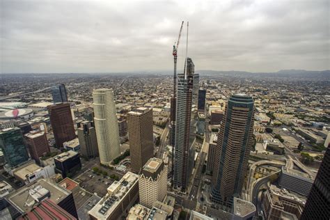The Soaring Crown On Las New Tallest Skyscraper Points To The Future