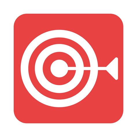 mobile application target web button menu digital flat style icon