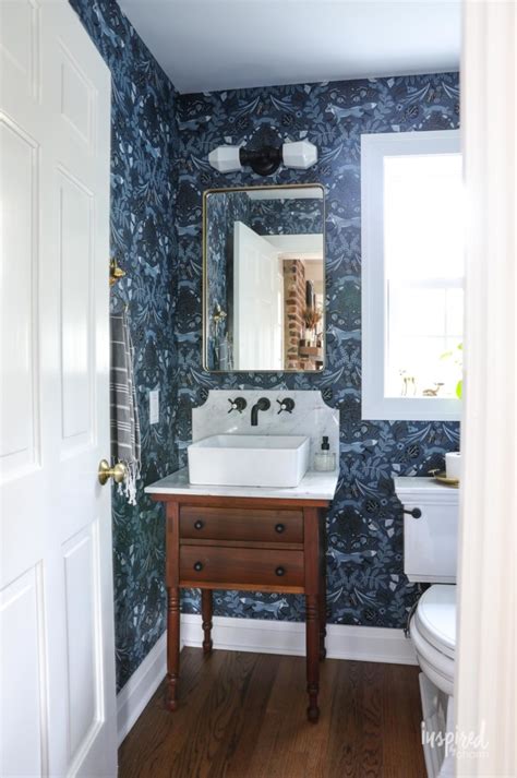 Powder Room Remodel Reveal Modern Country Powder Room Powder Room