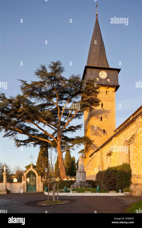 Frankreich Gers Barran Ehemalige Stiftskirche Kirche Von Saint Jean