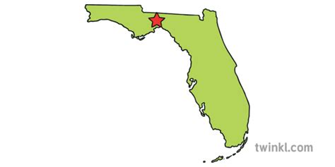 Capital Of Florida Map