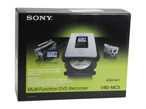 Sony Usb 20 Dvdirect Mc5 Multi Function Dvd Recorder Model Vrdmc5