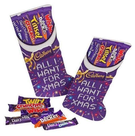 cadbury stocking selection box 179g christmas t fillers chocolate bars ebay