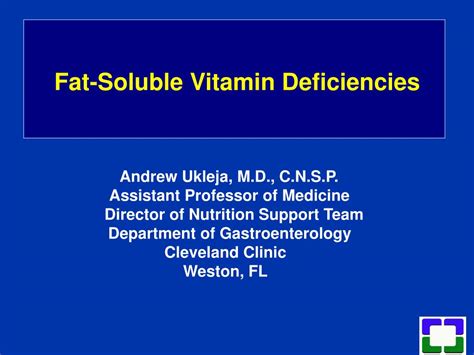 Small amounts of vitamins are required in the diet to promote growth, reproduction, and health. PPT - Fat-Soluble Vitamin Deficiencies PowerPoint ...