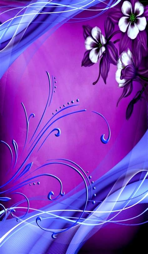 Pin By Hayz420 On Purple Flower Iphone Wallpaper Pretty Wallpapers Pretty Phone Wallpaper