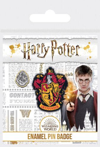 Harry Potter Gryffindor Pin Badge Enamel House Of Spells