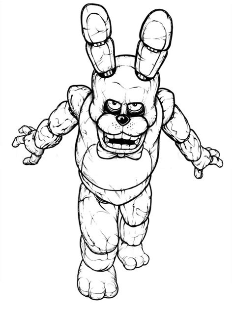 Official Five Nights At Freddys Coloring Book Coloring Pages