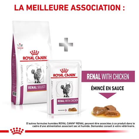 ROYAL CANIN VETERINARY DIET Cat Renal Select - Croquettes chat - 400 g