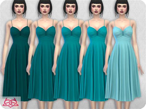 Claudia Dress Recolor 3 By Colores Urbanos At Tsr Sims 4 Updates