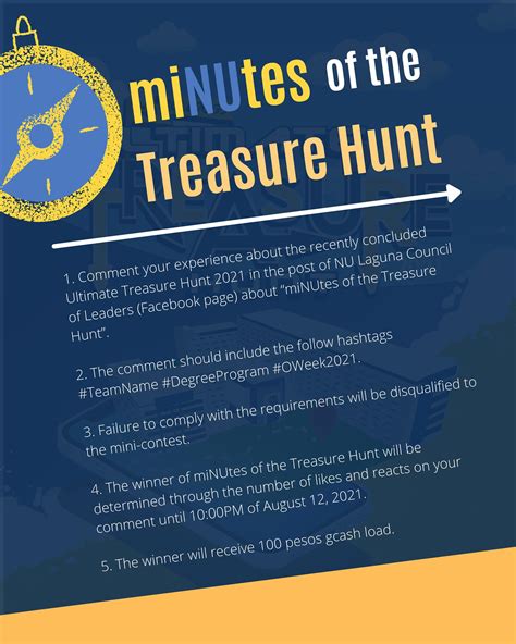 Ultimate Treasure Hunt is... - NU Laguna Council of Leaders | Facebook