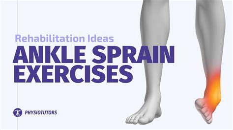 Ankle Sprain Rehab Exercises Mobilisation Jumps Stability Youtube