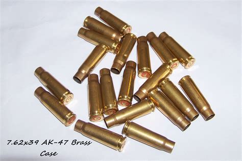 762x39 Ak 47 Brass Rifle Bullet Shell Casings 20 Pieces