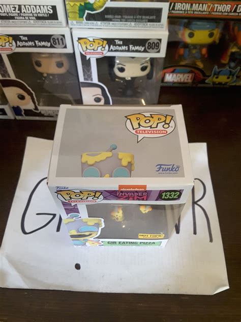 Funko Pop Vinyl Invader Zim Gir Eating Pizza Hot Topic Ht Exclusive 1332 For Sale
