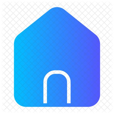 Home Button Icon Download In Gradient Style