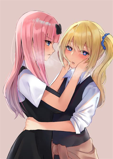 fujiwara x hayasaka ming m2 [kaguya sama love is war] r yuri