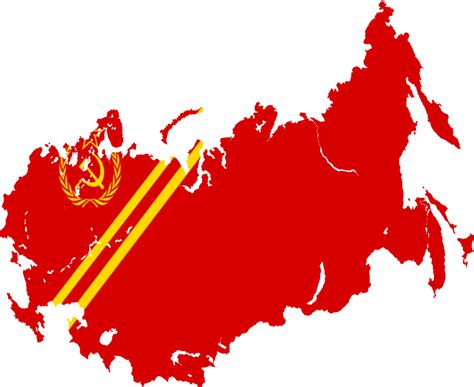 Alternative Flag Map Of The Soviet Union By Ctgonyt On Deviantart